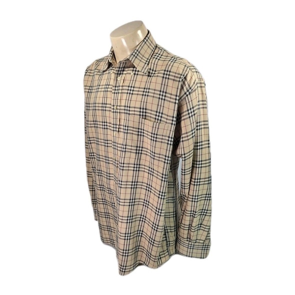 Burberry London Nova Check Button Down Dark equestrian moody - Picture 15 of 16
